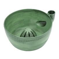 Berry Washing Bowl Matcha Green PLA Self Rinsing Swirling Fruit Washer Cleaner Bowl for Kitchen
