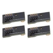 4PCS Extruder Front Cover Fan Adapter Board Replacement for Flashforge AD5X 3D Printer Turbo Fan Connecting PCB Board