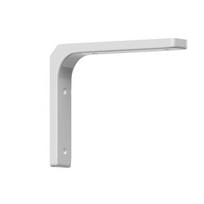 2 vnt. L formos lentynos laikiklis, montuojamas ant sienos white-150x125mm