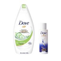 Dove Fresh Hydration Shower Gel & Shampoo Set