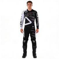 NAUJAS 2026 LEETT MOTO enduro motocross aprangos komplektas mx marškinėliai kelnės žalia motociklo apranga mtb carracing kostiumas Off Road įranga S - 30 juoda