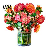 Flower Bouquet Card 3D Pop Up Life Size Rose/Dahlia/Tulip/Hydrangea/Carnation Greeting for Women Mom Wife Birthday Anniversary Valentine's Day B