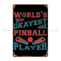 Pinball Macine Arcade Game Cool retro pinball arcade machine Pinball Wizard in space Metal Bar Wall Living Room Tin Sign Poster 20x30cm（7.8x11.8inch）