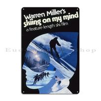 Luminous Legacy Snowboarding Solid Line Skiing Knowledge art Metal Plaque Cinema Garage Decoration Custom Tin Sign Poster 20x30cm（7.8x11.8inch）
