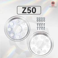 Monkey Z50 Two-Piece Rim 3.0-8  Silvery CNC Monkey Wheel Hub Aluminium for Monkey Z50 Motorcycles 3.0-8