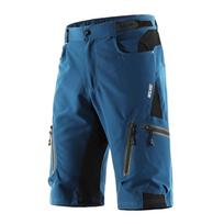 Baggy Shorts Cycling Biking Pants Breathable Sports Loose Fit Shorts Outdoor Casual Cycling Clothes with Zippered Pockets M tamsiai mėlyna spalva