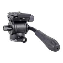Precise Hydraulic Tripod Head Suitable For Mirrorless Cameras 3KG Load Capacity Smooth Pan Tilts Motion Photography Gear 1