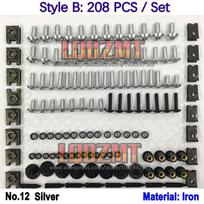 268PCS Fairing Bolts Screws Kit For APRILIA RS-250 RS RSV 250 RS250 RS250R RSV250RR 95 96 97 1995 1996 1997 Body Screw Bolt Nuts No. 12