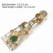 Ins Crystal Gemstone Wishing Bottle Vintage Fragrance Atomizer  Cosmetic Storage 1-Straw Design