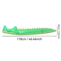 Inflatable Dinosaur Swimming Noodle Cartoon Crocodile Pool Float Water Buoyancy Stick Toy For Kids Adults Water Toy 1pc water toy
