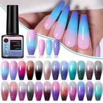URSUGAR Temperatūrą keičiantis nagų lakas Gelis UV LED Nuimamas 15ml Holografinis Aurora URT001