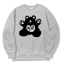 Awesome Us Black Teddy Bear Sweat Shirts_3 Color Gray/Xxl