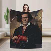 Frankenstein Movie (1) Flannel Blanket Warm Throw Blanket for Couch Chair Decorative Fluffy Bedspread Sofa Bed Cover Size: 75*100cm, Weight: 230 GSM