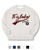 Tee Glake Tig Ny Oversized Sweatshirt [Fleece Lining] (Type A) Gray/M