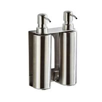 Hot Selling Wall Mounted SUS Stainless Steel Hand Liquid Shampoo and Soap Dispenser for Bathroom and Hotel SD146 tamsiai pilka spalva