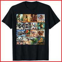 Funny All Brainrot Meme Italian Black Cotton T-Shirt S-5XL S