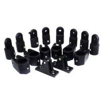 ISURE MARINE 16Pcs Nylon Boat Bimini Top Deck Hinge Jaw Slide Eye End Caps Fitting Hardware 19mm