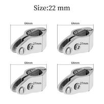 4PCS 316 Stainless Steel Boat Jaw Slide Bimini Top Fitting 22mm 25mm 30mm 32mm Marine Hardware Accessories 22mm x 4pcs