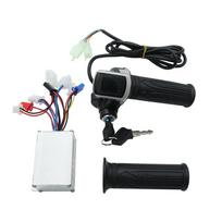 Electric Bike Bicycle Scooter Accessories Motor Brushed Controller & Throttle Twist Grip 24V 36V 48V 250W 350W 500W 1000W 24V 250W