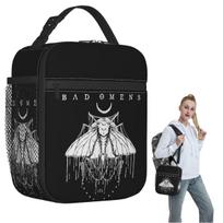 Bad Omens Noah Flannel Rock Music Insulated Lunch Bag for Women Kids Leakproof Food Boxes Thermal Lunch Box Tote One Size
