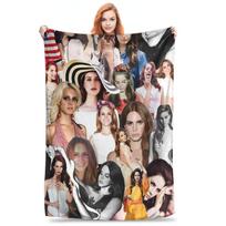 Music Lana Del Rey Rock Fuzzy Blankets Ultraviolence Hip Hop Album Fashion Throw Blankets for Home 200x150cm Quilt, Size: 75*100cm, Weight: 230 GSM