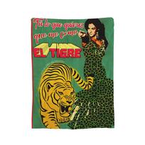 Lola Flores Fleece Throw Blanket Singer Legend Blanket for Bedding Car Super Soft Bed Rug, Size: 75*100cm, Weight: 230 GSM