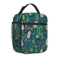 Bestselling Busy Dam Beavers - Dark Neoprene Texture Adjustable Strap Lunch Bag Desk Dining Food Cooler Bag One Size