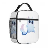 Bestselling Gojo Cat Ruffled Neoprene Lunch Bag Gym Post-Workout Adjustable Strap Lunch Bag One Size