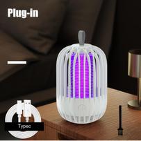 Compact Desk Electric Shock Bug Zapper Light USB Rechargeable Mosquito Killer Lamp Fly Catcher Trap Repellent 5W
