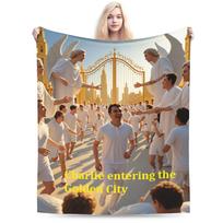 Charlie Kirk Juokingas Memas Patogus Antklodė Namų Dekoras Atsitiktinė Mesti Antklodė Žiemos Iškylos Flanelinis Lovatiesė Size: 75*100cm, Weight: 230 GSM