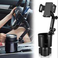 Car Cup Holder Expander Cell Phone Mount 360° Rotation Adjustable Angle Smartphones Mount Auto Interior Accessories juoda