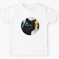 Cat Noir #861 | Black Cat Kids T-Shirt 100