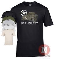M18 Hellcat Tank destroyer T-Shirt World War 2 US army. 2XL