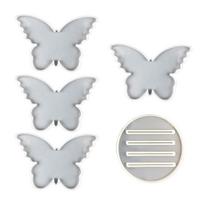 Silicone for Butterfly Coaster Mold Epoxy Resin Casting Molds for Home Decoratio 1