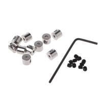 10 Pcs/Set Pin Keeper Pin Backs Brooch Pin Locking Pin Backs with Wrench Tools 1