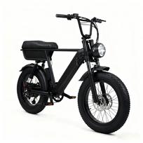 YANGOR Y20 Plus Full Suspension Electric Bike – 48V 15Ah Battery, Hydraulic Disc Brakes juoda