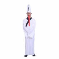 Chinese Underworld Chinese Soul Escort Costume Fan Wujiu Hei and Bai Wuchang  Costume Party balta