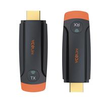 1080P Wireless Video Transmitter and Receiver HDMI 196FT 60M Transmission Support Cameras Use for Meeting Laptop Mobile Phone WL093 oranžinė