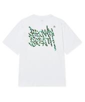 Brown Bless Leopard Tag Tee - White White/S