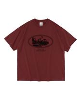 Cargo Bros For Woman American Vintage Lady Short Sleeve T-Shirt (Wine) S