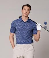 Easy By Ice Age Men'S Icefeel Cooling Collared T-Shirt 2 Colors Navy/095