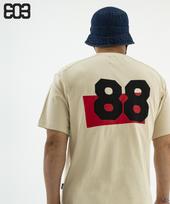 303 Peoples Sts22013 Tiger 88 Op T-Shirt Beige L