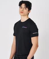 Spyder Men'S Lightweight Short Sleeve Running T-Shirt Spkmcnrs233Mblk Black/095