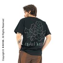 Kias Seoul City Reflective Map T-Shirt Os