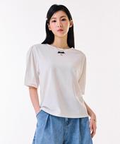 Chase Cult Women'S Variation Sleeve Knee-Length T-Shirt-Dbrg5872C01 White/85
