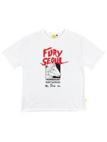 Okens Seoul [Season 01 Drop No.02] Fury Seoul Mangwon Express Dive T-Shirt White (2022) White/L