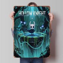 Hollow Knight Game Tinplate Poster Customized Wall Art Vintage Retro Metal Signs for Bedroom Decoration Room Wand Deko Man Cave 20X30CM