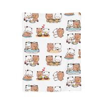 Bubu Dudu Halloween Blanket Ghosts Bats Witches Fuzzy Novelty Soft Throw Blanket for Chair Covering Sofa Autumn/Winter, Size: 75*100cm, Weight: 230 GSM