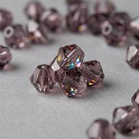 Premium Greige 4mm Epoxy Diamond Mirror Shine Sew-On Durable Eco-Friendly 2-Point Stones for Garment Textile Sequin Work Factory 4 mm