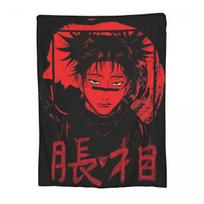 Cozy Choso JJk Manga Jujutsu Kaisen Blanket Merch Bedding Decorative Red Blood Blanket Throw Ultra-Soft Flannel for Office Size: 75*100cm, Weight: 230 GSM